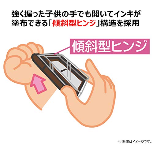 Shachihata Hand Stamp Pad PalmColors Momoiro HPS-A/H-P - WAFUU JAPAN