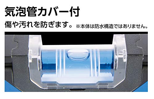 Shinwa Sokutei Blue Level Basic 300mm with magnet 73490 - WAFUU JAPAN