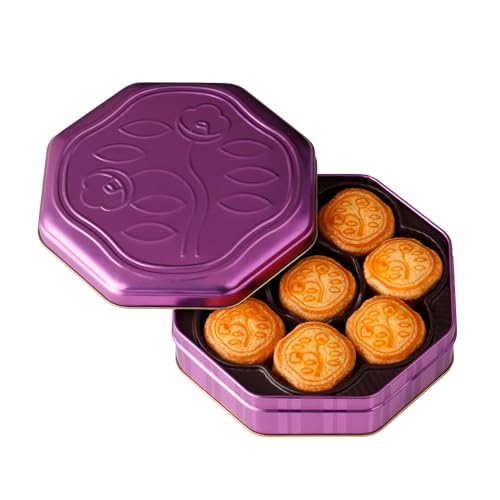 Shiseido Parlor Hanatsubaki Biscuit 24pcs Limited Edition Tin - Crystal Purple - WAFUU JAPAN