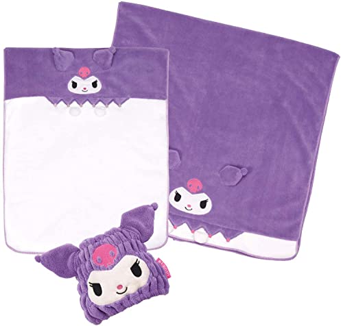 Skater Kuromi Absorbent Quick-dry Bath Towel TODR1-A - WAFUU JAPAN
