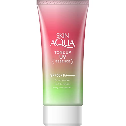 skin aqua Tone Up UV Essence Happiness Aura 80g (x 1) - WAFUU JAPAN