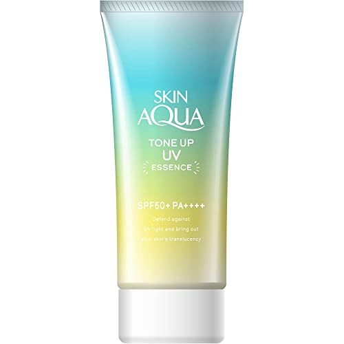 skin aqua Transparency Up Tone-Up UV Essence Sunscreen Scent of Exciting Savon Mint Green - WAFUU JAPAN