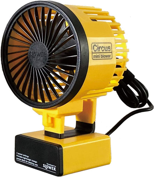 SLOWER Fan Mini Blower Circus Olive Blower Fan - WAFUU JAPAN