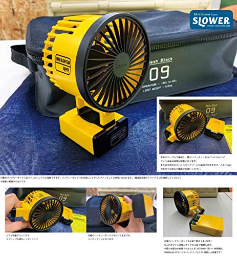 SLOWER Fan Mini Blower Circus Olive Blower Fan - WAFUU JAPAN