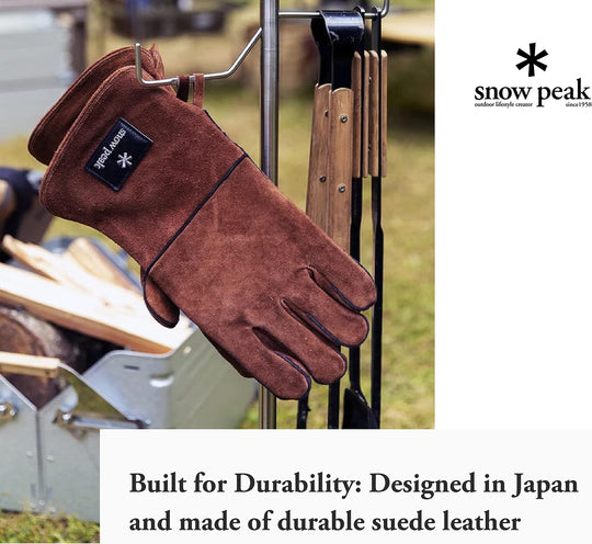 Snow Peak Fire Side Gloves UG-023BR - WAFUU JAPAN