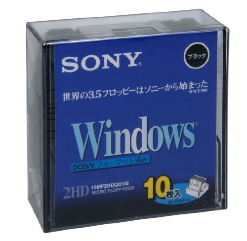SONY 2HD Floppy Disks for DOS/V Windows format 3.5 - WAFUU JAPAN