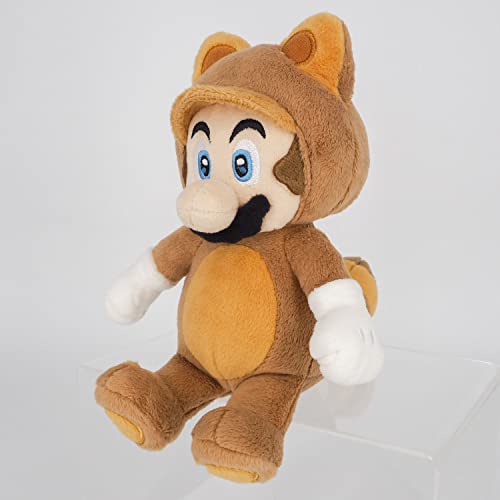Super Mario 3D Land Raccoon Tanooki Mario Mario Plushie - WAFUU JAPAN