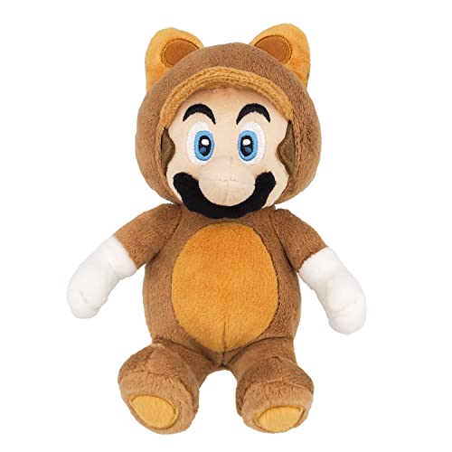 Super Mario 3D Land Raccoon Tanooki Mario Mario Plushie - WAFUU JAPAN