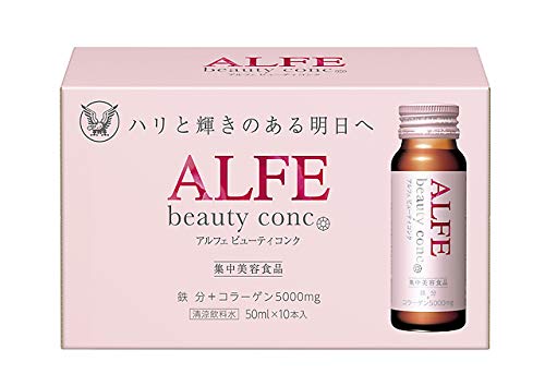 Taisho Pharmaceutical ALFE Beauty Conch <drink> 50mL x 10 bottles - WAFUU JAPAN