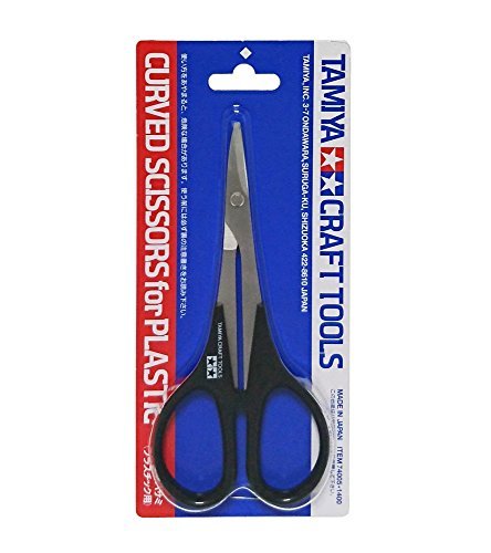 TAMIYA Craft Tool Series No.05 Curved Scissors Tool for Plastic Model 74005 - WAFUU JAPAN