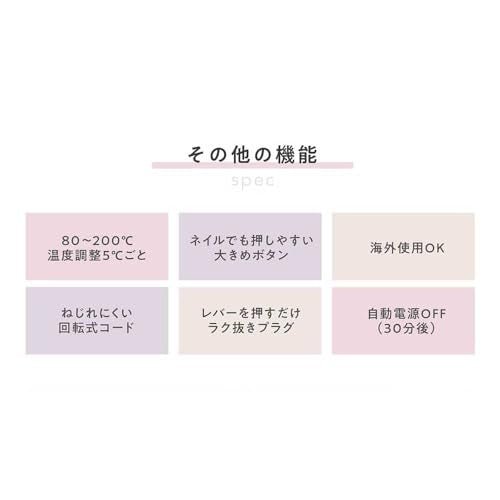 TESCOM Hair Iron 26mm TS550A 100V~240V - WAFUU JAPAN