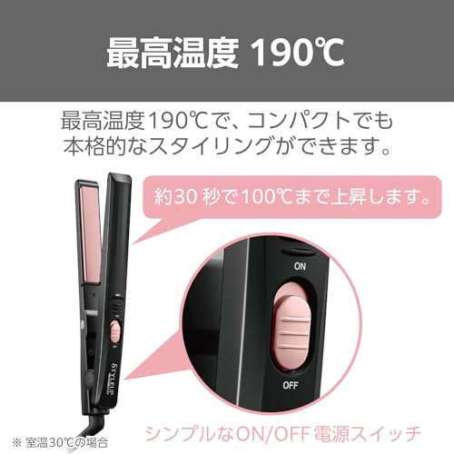 TESCOM Hair Iron Straightening Iron 18mm International THS7 AC100-120V/200-240V - WAFUU JAPAN