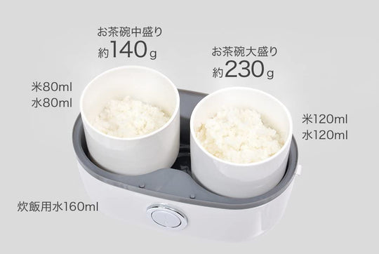 THANKO MINIRCE2 One-person portable small rice cooker Rice cooker - WAFUU JAPAN