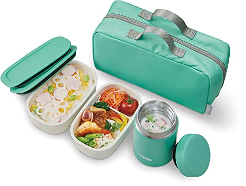 Thermos Vacuum Insulated Soup Lunch Set Mint JEA-800 MNT - WAFUU JAPAN
