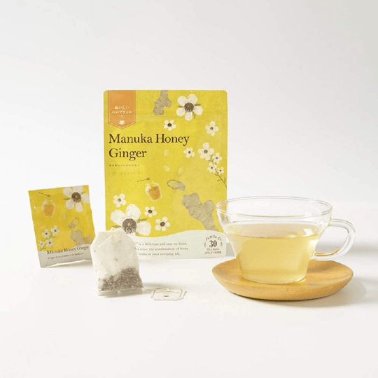 Tree of Life Delicious Herbal Tea Manuka Honey Ginger (30 packets) - WAFUU JAPAN
