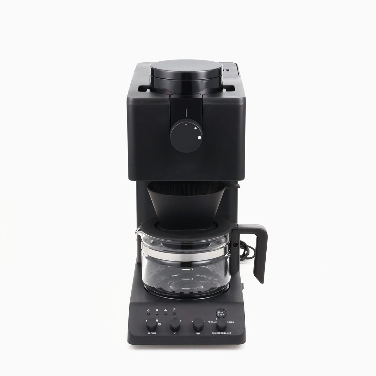 Twinbird Fully Automatic Coffee Maker with Mill Mortar Type 3Cups CM-D457B
