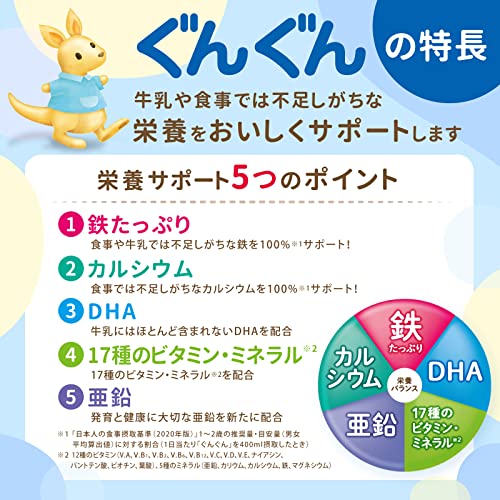 WAKODO Follow-up GunGun Milk Formula 830g 9months-3years - WAFUU JAPAN
