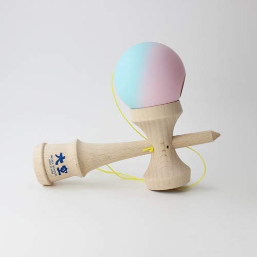 Yamagata Koubou Kendama light blue & pink OZORA KENDAMA toy Made in Japan - WAFUU JAPAN