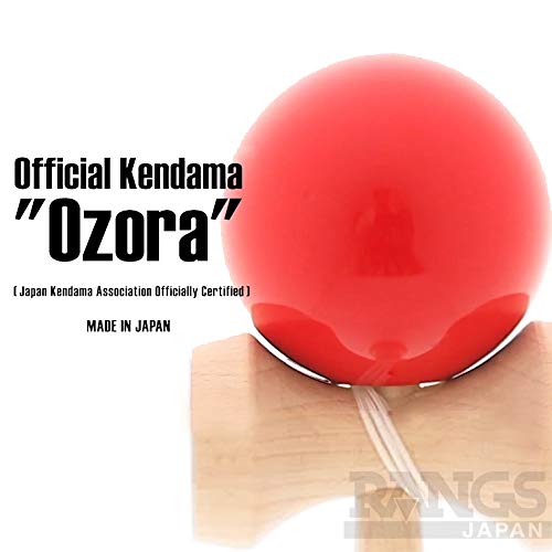 Yamagata Koubou Kendama RED OZORA KENDAMA toy Made in Japan - WAFUU JAPAN