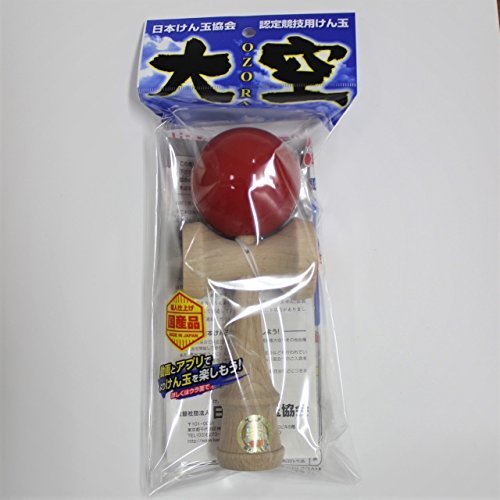 Yamagata Koubou Kendama RED OZORA KENDAMA toy Made in Japan - WAFUU JAPAN