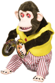 YAMANI Musical Jolly Chimp Monkey Frechheit Becken Rare 9510