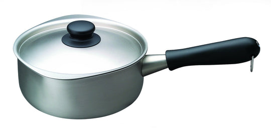 Yanagi Sori ST aluminum three-layer steel one-hand pot 18, frosted - WAFUU JAPAN