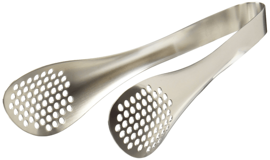 Yanagi Sori Stainless Steel Perforated Tongs - WAFUU JAPAN