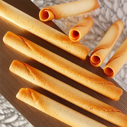 YOKU MOKU Cigare (20 cookies) Rolled Butter Cookies Japanese gift - WAFUU JAPAN