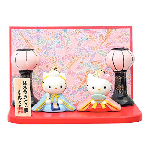 Yoshinori Hello Kitty Hina Doll with Snow Cave 183020 - WAFUU JAPAN