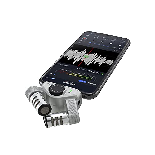 ZOOM Microphone for iPhone/iPod/iPad Lightweight and compact size XY stereo microphone for Lightning connector iQ6 - WAFUU JAPAN