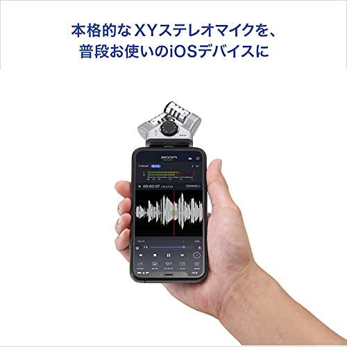 ZOOM Microphone for iPhone/iPod/iPad Lightweight and compact size XY stereo microphone for Lightning connector iQ6 - WAFUU JAPAN