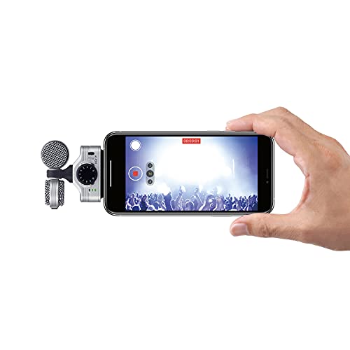 ZOOM Phone Microphone MS Stereo Microphone for iPhone/iPad Lightweight 2021 iQ7 - WAFUU JAPAN