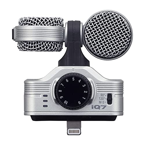 ZOOM Phone Microphone MS Stereo Microphone for iPhone/iPad Lightweight 2021 iQ7 - WAFUU JAPAN