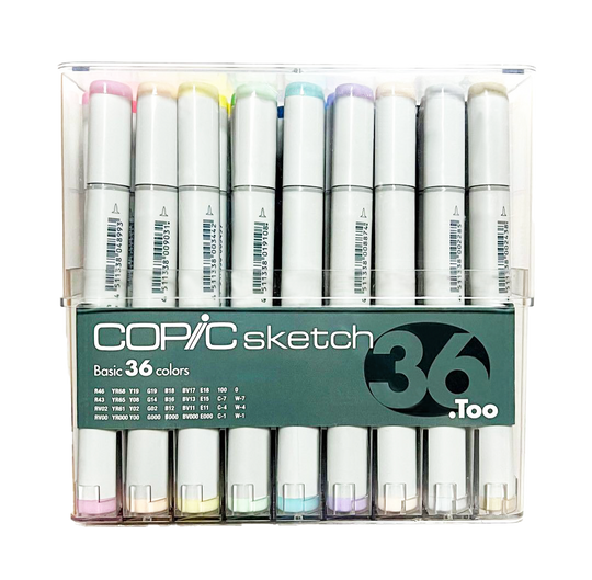 Too Copic Sketch Set de Base 36 Couleurs Marqueurs d'Illustration