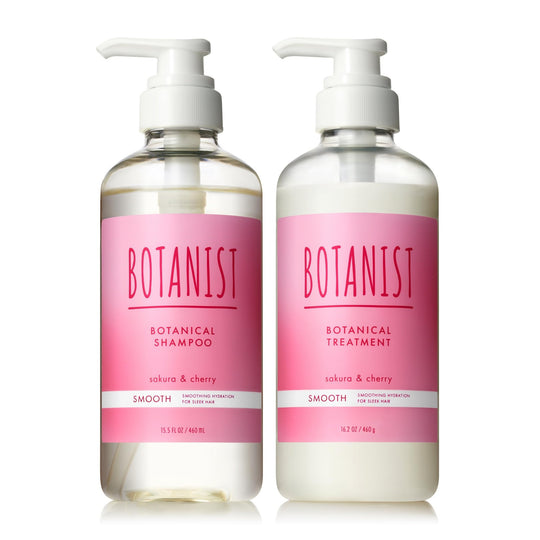 [2025 Spring Limited Edition] BOTANIST Shampoo Treatment Set Smooth Cherry & Cherry Fragrance - WAFUU JAPAN