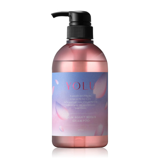 [2025 Spring Limited Edition] YOLU Shampoo Calm Night Repair 475ml - WAFUU JAPAN