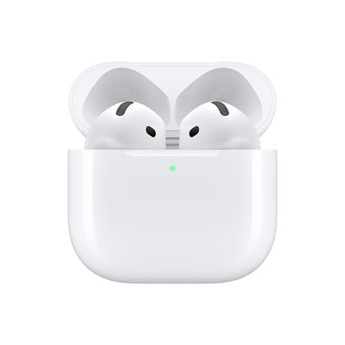 Apple AirPods 4 - ANC  Spatial Audio  USB-C+Qi case  H2  Dust/Sweat-Resist  Find My