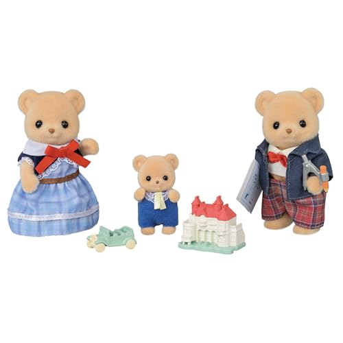 Sylvanian Families Biscuit Bear Family Set FS-59 Dollhouse Toys