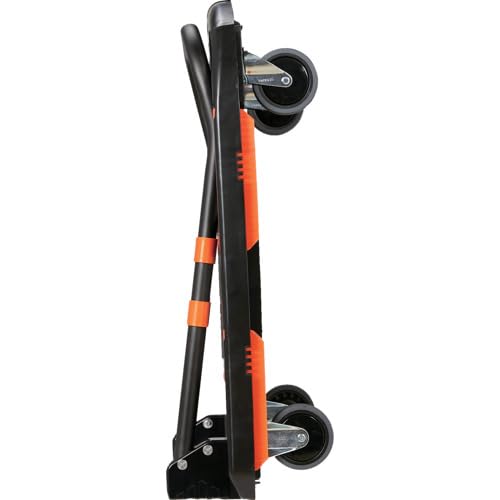 TRUSCO Xe đẩy hàng nền nhựa gấp lắp ráp sẵn MPK-780-B Xanh 780x490mm