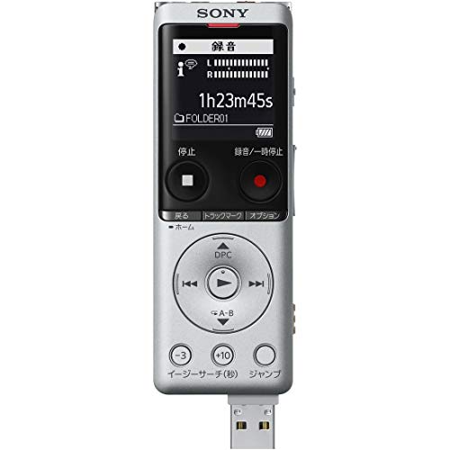 Sony IC Recorder 4GB Thin and lightweight S-mic system Silver ICD-UX570F S