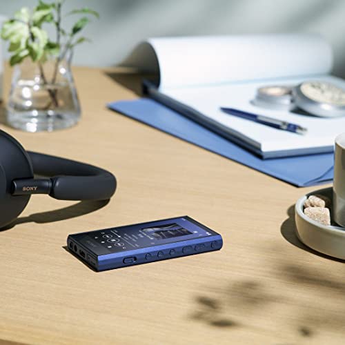 SONY Walkman Hi-Res nirkabel LDAC/aptX HD 36h NW-A307 (A300) Biru 64GB