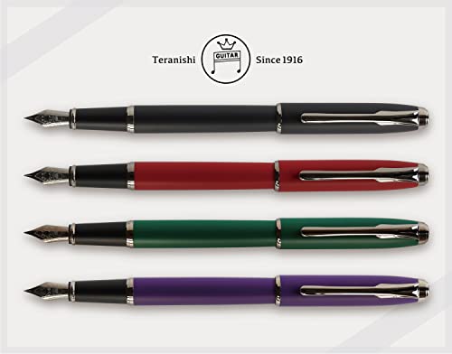 Tamanishiki Chemical Guitar Fountain Pen Purple F Nib