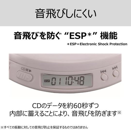 TOSHIBA TY-P10 CD Player USB/batt  A-B repeat  speed ctrl  MP3  earbuds
