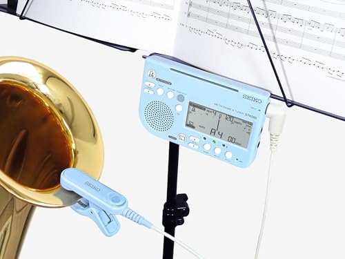 Seiko metronom och stämapparat med pickup-mik 2-pack STH200BLSP blå