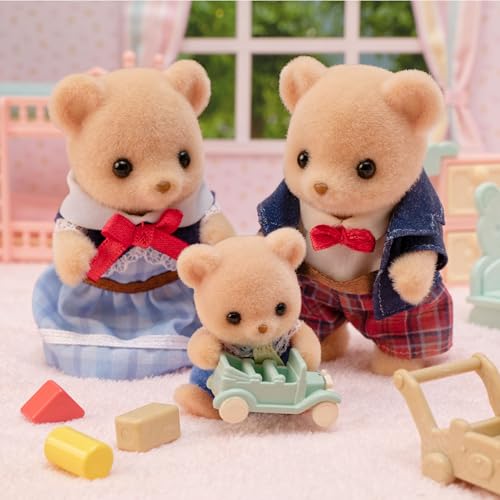 Sylvanian Families Biscuit Bear Family Set FS-59 Dollhouse Toys