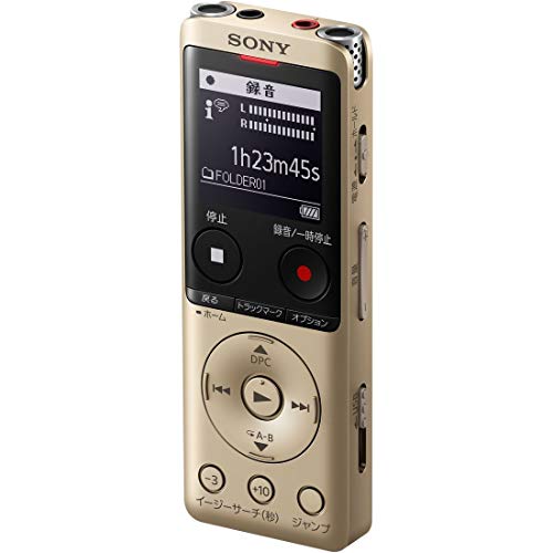 Sony IC Recorder 4GB thin and lightweight S-mic system  Gold ICD-UX570F N