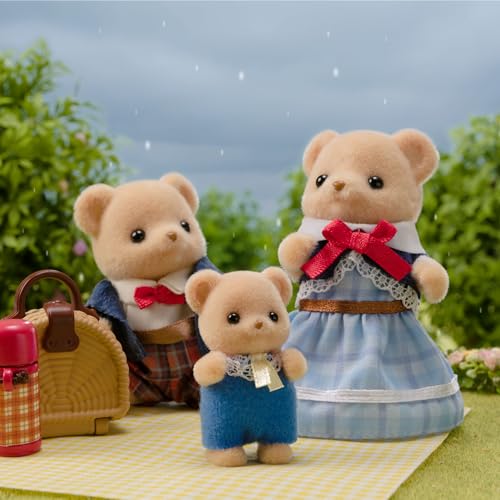 Sylvanian Families Biscuit Bear Family Set FS-59 Dollhouse Toys