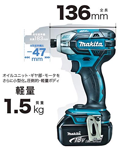 Makita TS141DZ 18V Cordless Soft Impact Driver 40Nm Tool Only Blue