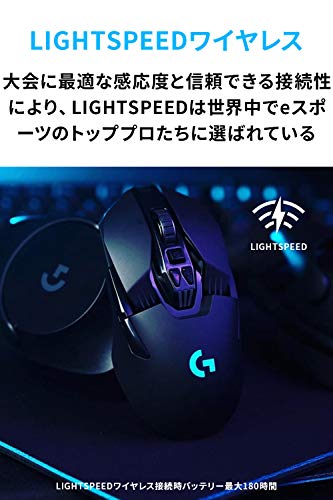 Logicool G903h LIGHTSPEED Wireless Gaming Mouse HERO 25K Sensor RGB