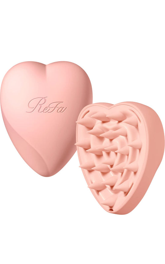 ReFa हार्ट स्कैल्प ब्रश ताजा सिर मसाज के लिए Matte Rose